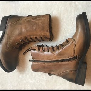 Diba True Combat Boots Brown size 8.5